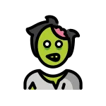 Man Zombie SVG Icon